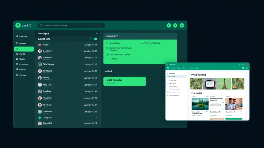 ParishWeb dashboard